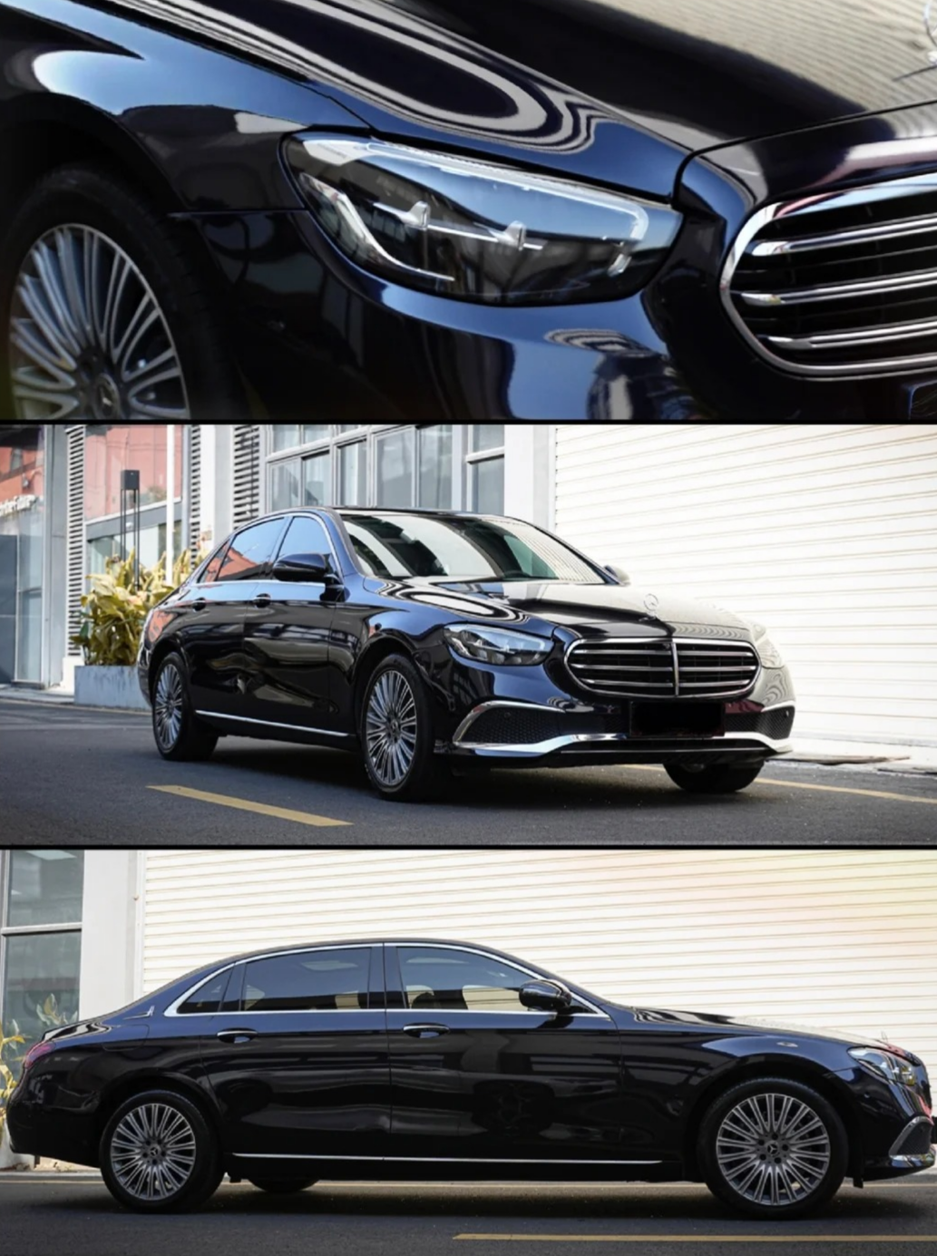 Glossy Metallic Glitter Black Blue Vinyl Wrap