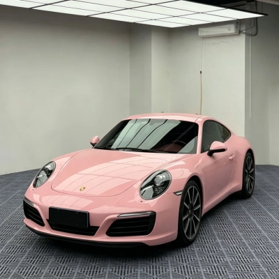 TPU Gloss Crystal Peach Pink Colored PPF Paint Protection Film 02