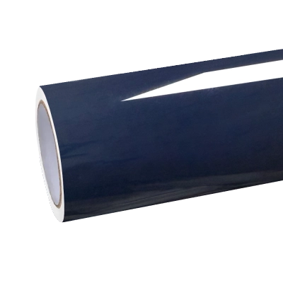 Gloss Crystal Midnight Blue Car Vinyl Wrap PET 01
