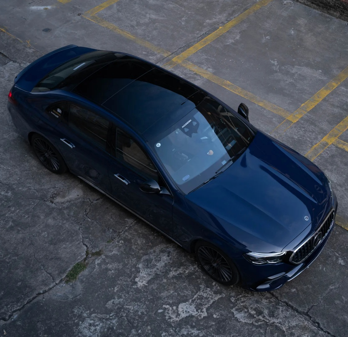 Gloss Crystal Midnight Blue Car Vinyl Wrap PET