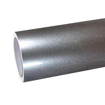 Gloss Metallic Moonlight Silver Car Vinyl Wrap PET 01