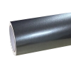 Gloss Metallic Steel Grey Car Vinyl Wrap PET