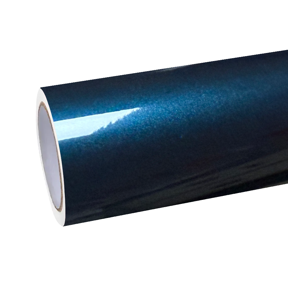 Gloss Starry Blue Car Vinyl Wrap PET