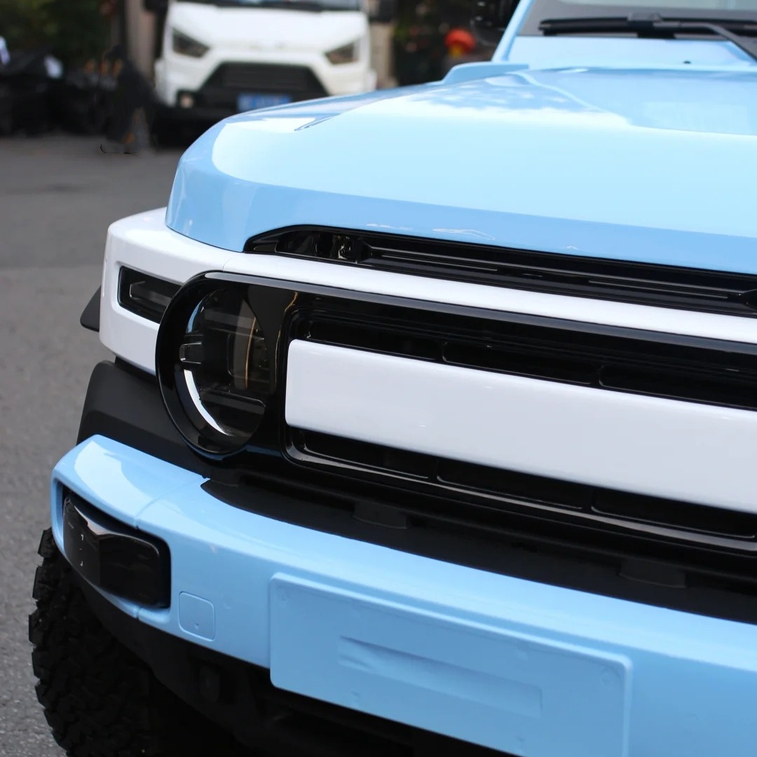 Gloss Zandvoort Blue Car Vinyl Wrap PET