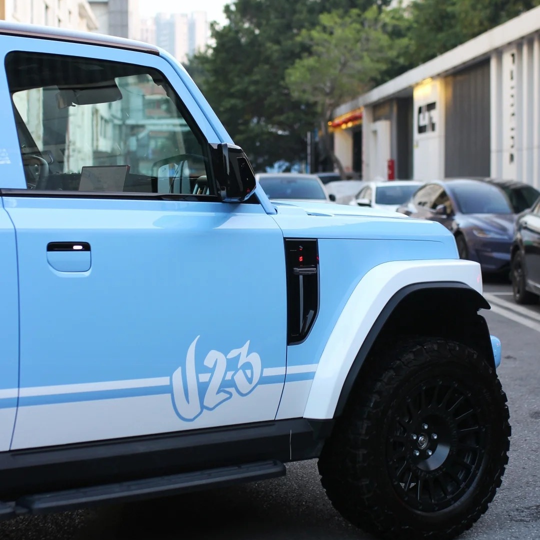 Gloss Zandvoort Blue Car Vinyl Wrap PET