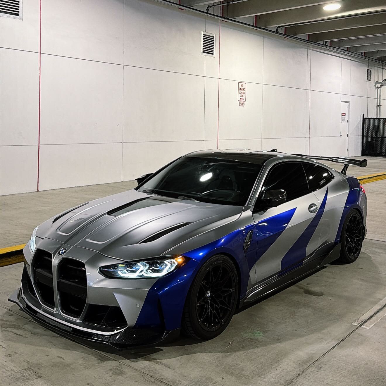 Gloss Metallic GT Silver Car Vinyl Wrap PET