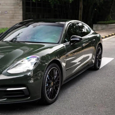 TPU Gloss Black Olive Green Colored PPF Paint Protection Film 02