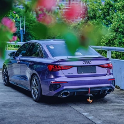 TPU Gloss Crystal Rosemary Purple Colored PPF Paint Protection Film 02