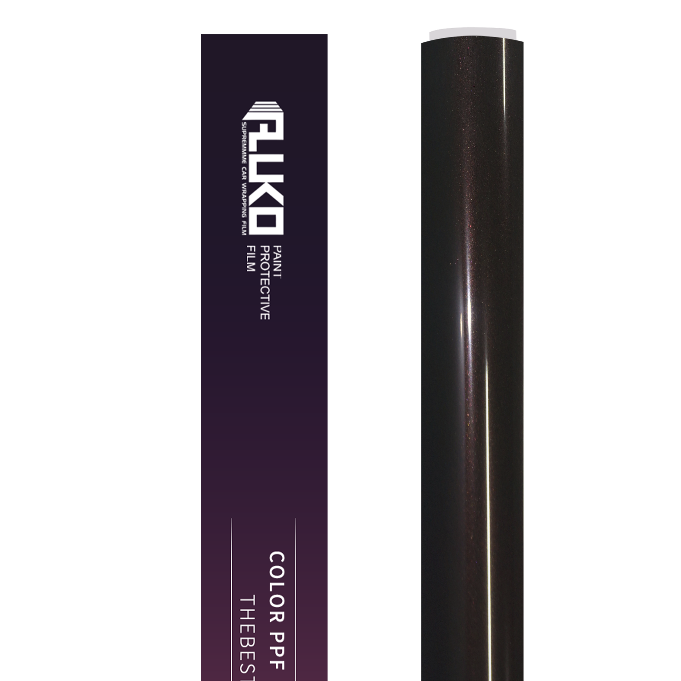 TPU Gloss Metallic Peach Rosewood Color PPF Paint Protection Film 