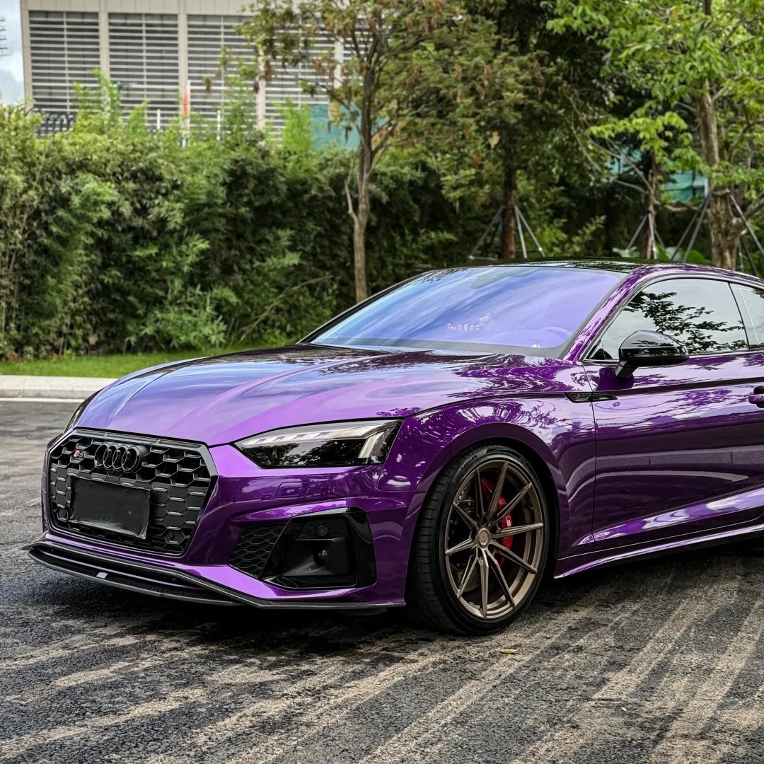 Gloss Liquid Twilight Purple Car Vinyl Wrap PET