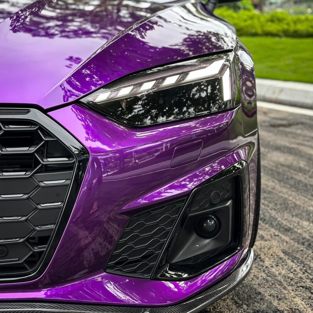 Gloss Liquid Twilight Purple Car Vinyl Wrap PET