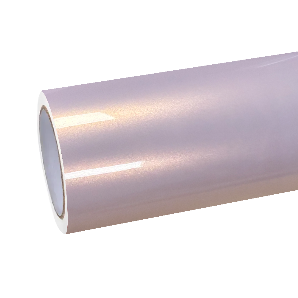 Gloss Liquid Champagne Pink Car Vinyl Wrap PET
