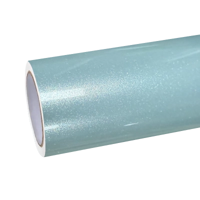 Gloss Metallic Shadow Celadon Green Car Vinyl Wrap PET 01