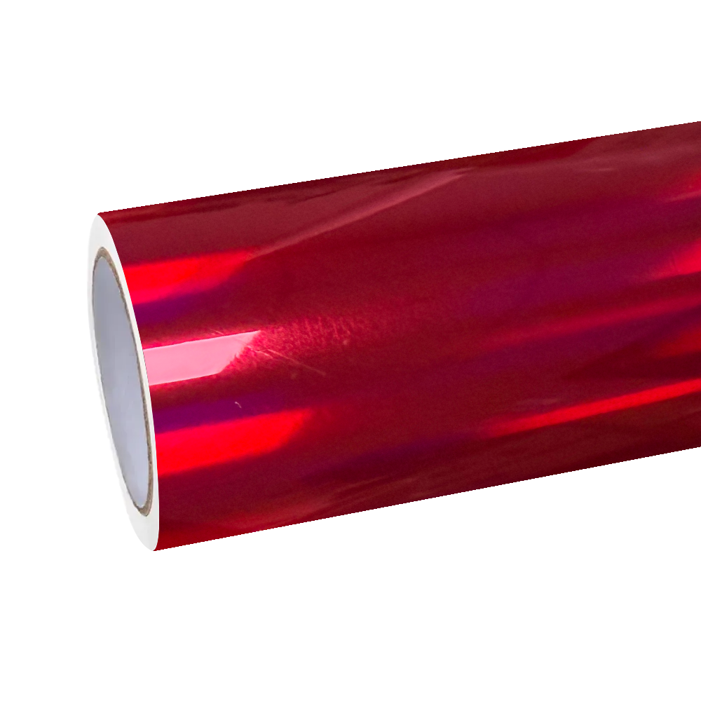 Gloss Red Holographic Chrome Laser Car Vinyl Wrap