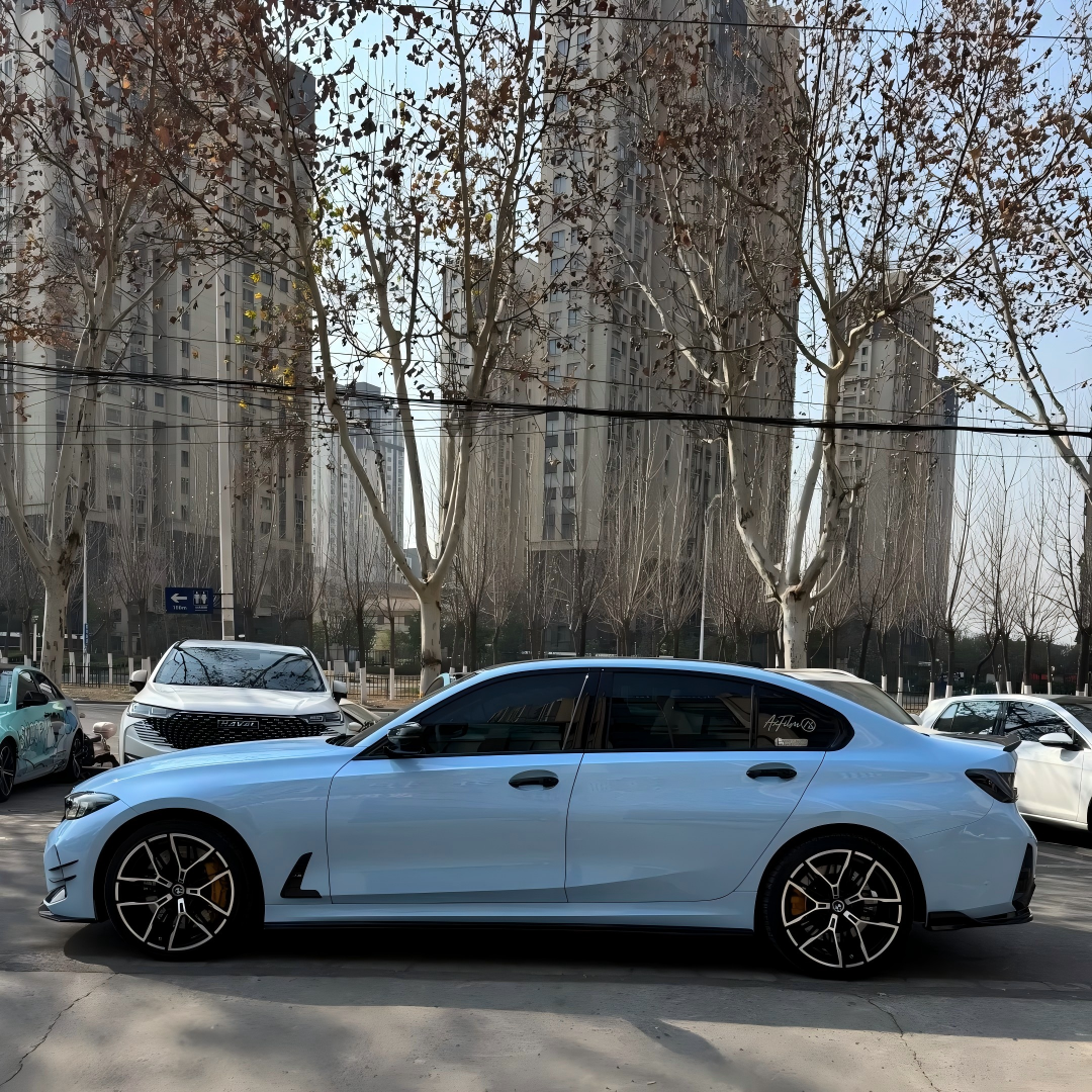 Gloss Zandvoort Blue Car Vinyl Wrap PET BMW M2