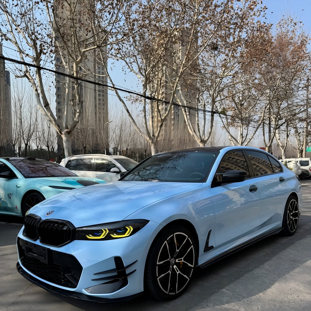 Gloss Zandvoort Blue Car Vinyl Wrap PET BMW M2