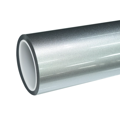 TPU Gloss Reflective Shining Silver Color PPF Paint Protection Film 01