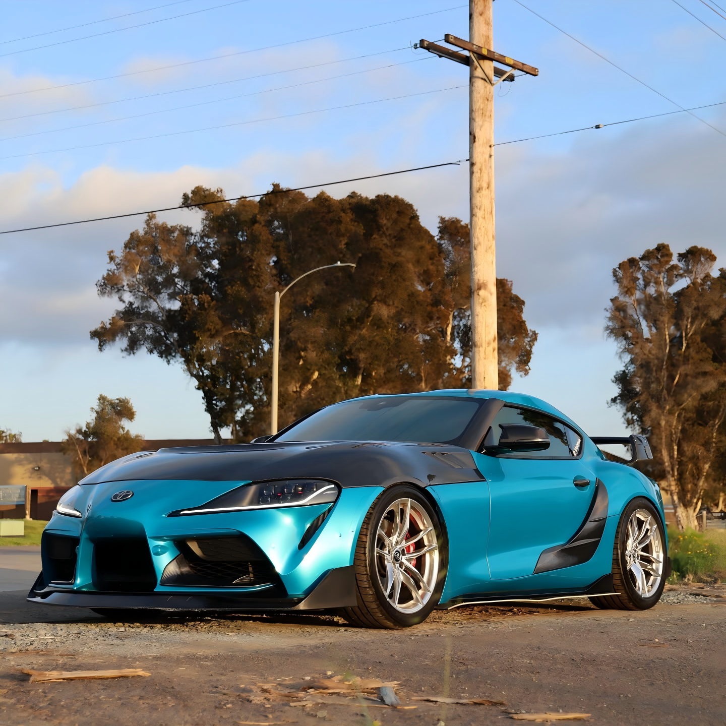 Gloss Metallic Atomic Teal Car Vinyl Wrap PET