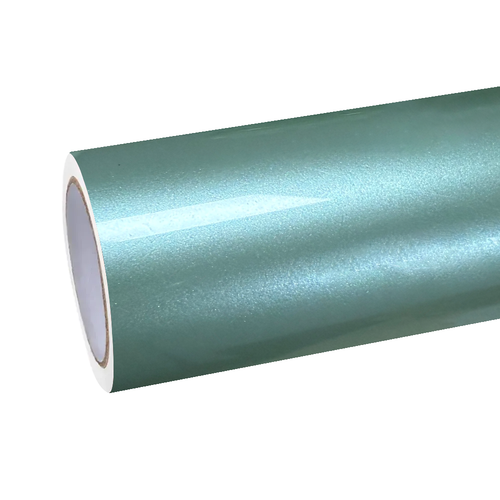 Gloss Metallic Francesca Green Car Vinyl Wrap Ferrari PET