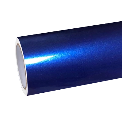 Gloss Metallic Portimand Blue Car Vinyl Wrap BMW PET 01