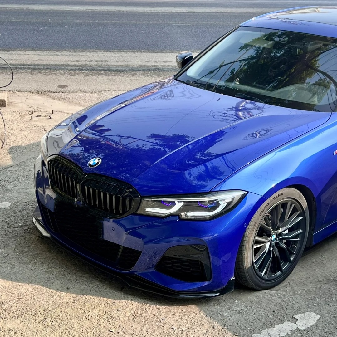 Gloss Metallic Portimand Blue Car Vinyl Wrap BMW PET