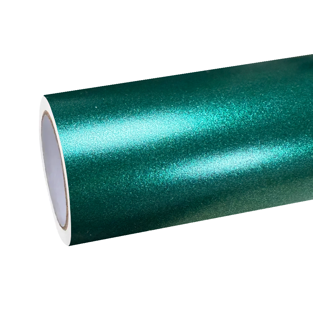 Matte Metallic Emerald Green Car Vinyl Wrap