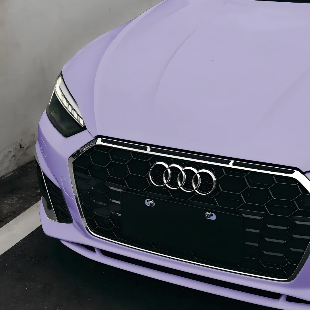 Matte Satin Lavender Purple Car Vinyl Wrap PET