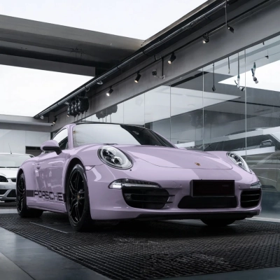 TPU Gloss Fog Lilac Color PPF Paint Protection Film 02