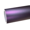 Ultra Matte Metallic Black Purple Car Vinyl Wrap