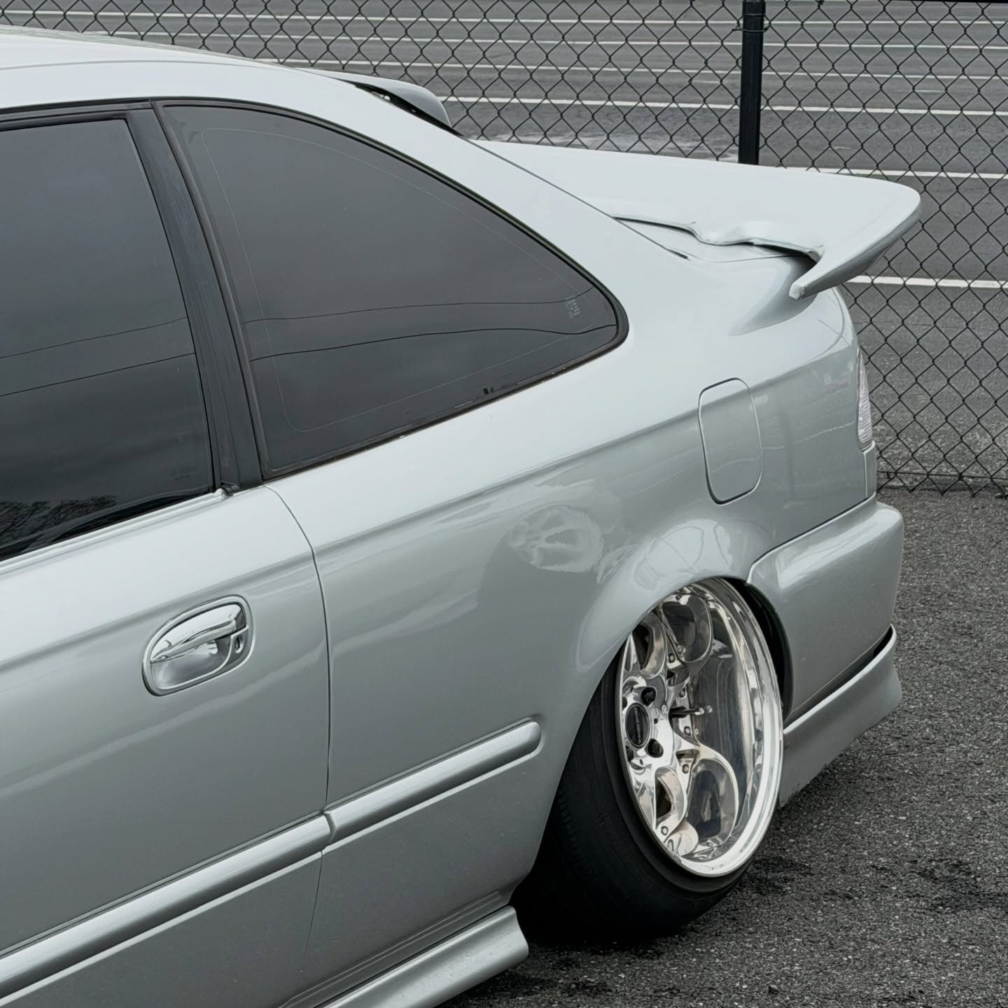Gloss Metallic Liquid Silver Car Vinyl Wrap PET