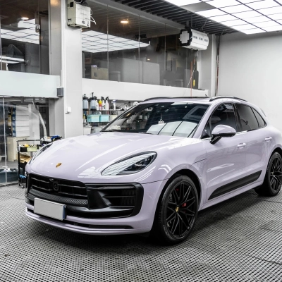 TPU Glossy Misty Purple Colored PPF Paint Protection Film 02