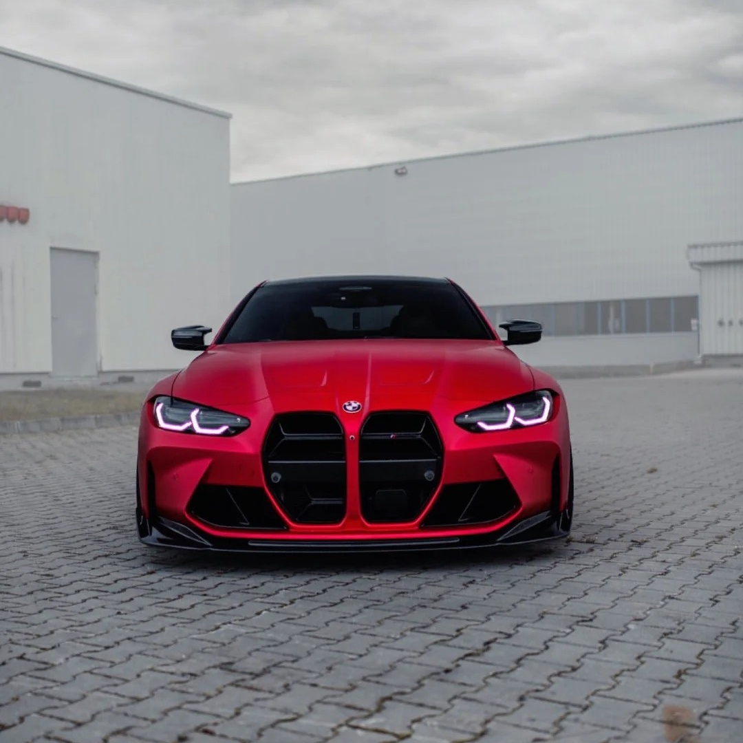 satin chrome Apple Red wrap
