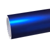 Matte Metallic Satin Chrome Blue Car Vinyl Wrap PET