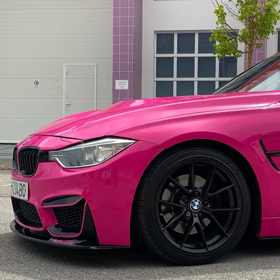 Gloss Crystal Rose Red Car Vinyl Wrap PET