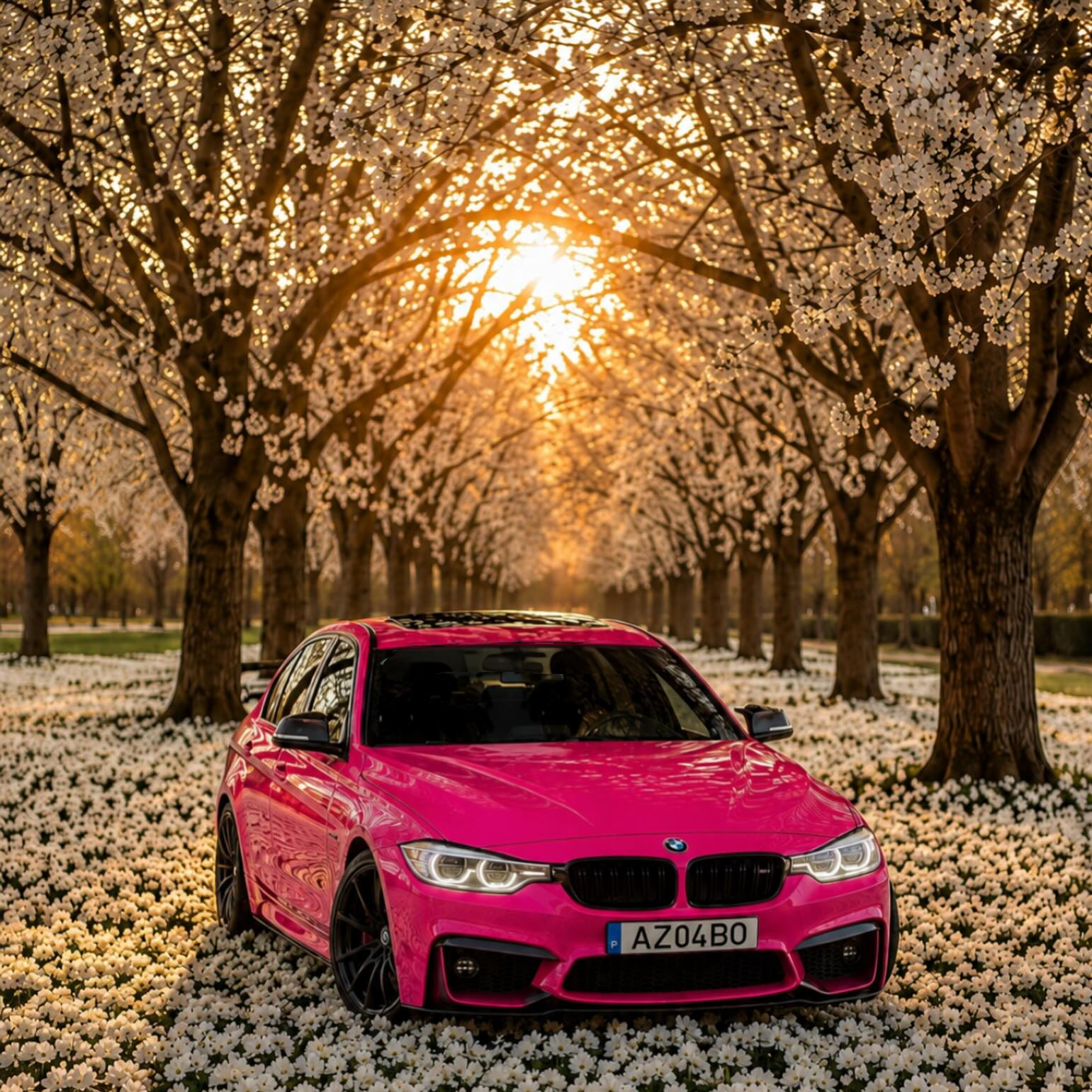 Rose Red car wrap