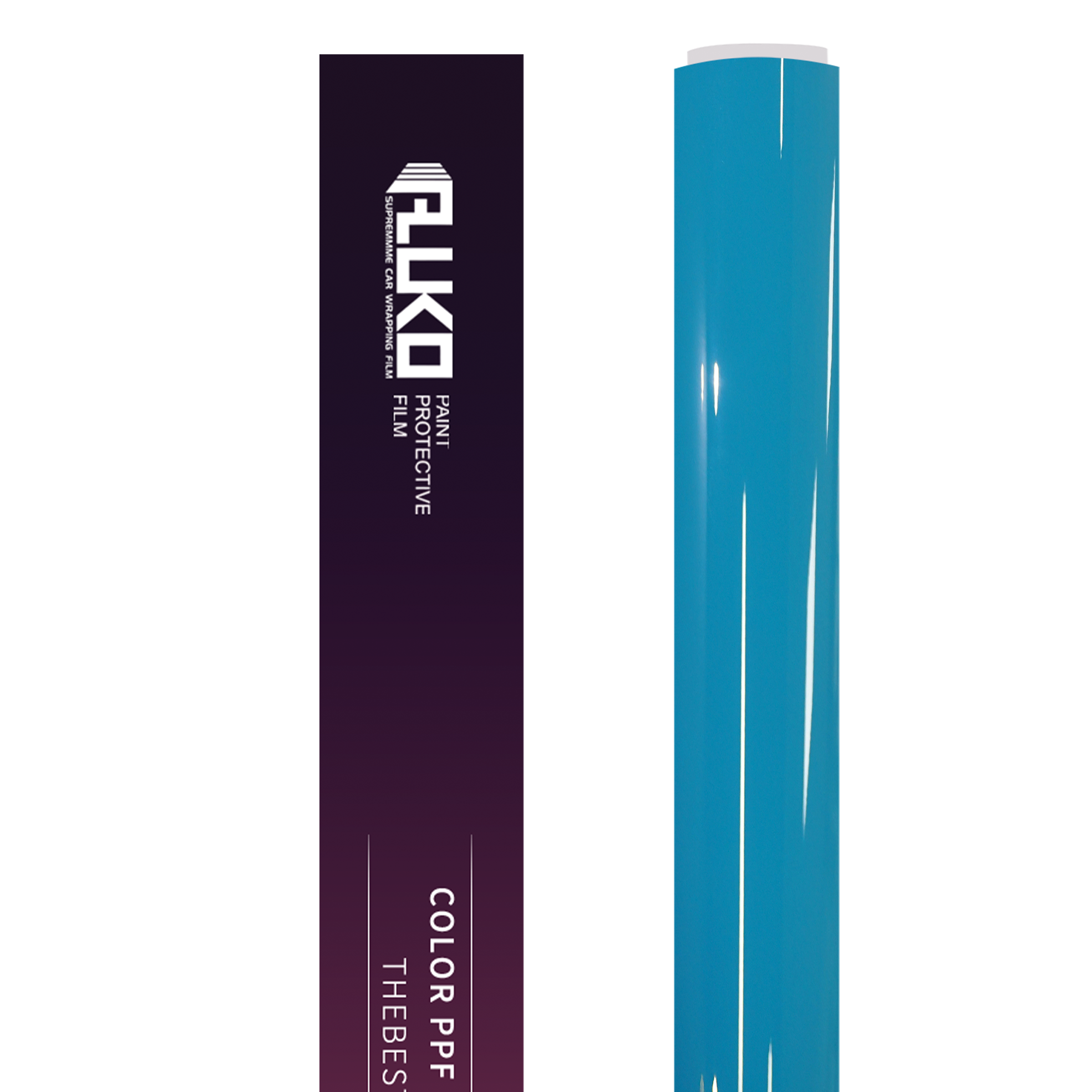 TPU Gloss Miami Blue Colored PPF Paint Protection Film
