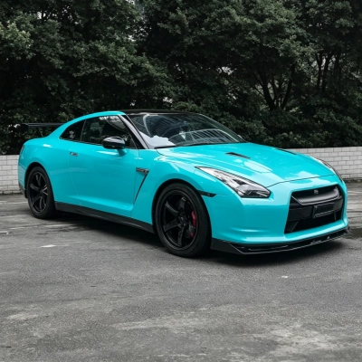 TPU Gloss Turquoise Blue Colored PPF Paint Protection Film 02
