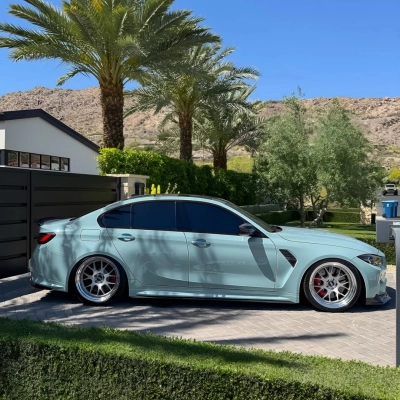 TPU Glossy Meissen Blue Colored PPF Paint Protection Film 02
