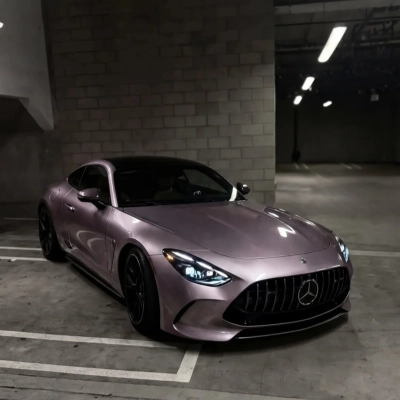 TPU Gloss Metallic Crystal Amethyst Color PPF Paint Protection Film  02
