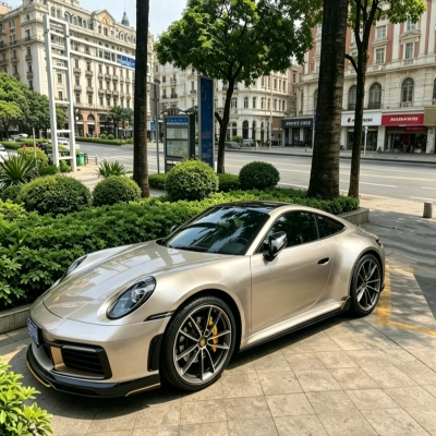 TPU Gloss Metallic Akha Gold Colored PPF Paint Protection Film 02