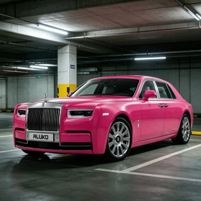 TPU Gloss Goddess Pink Color PPF Paint Protection Film  02