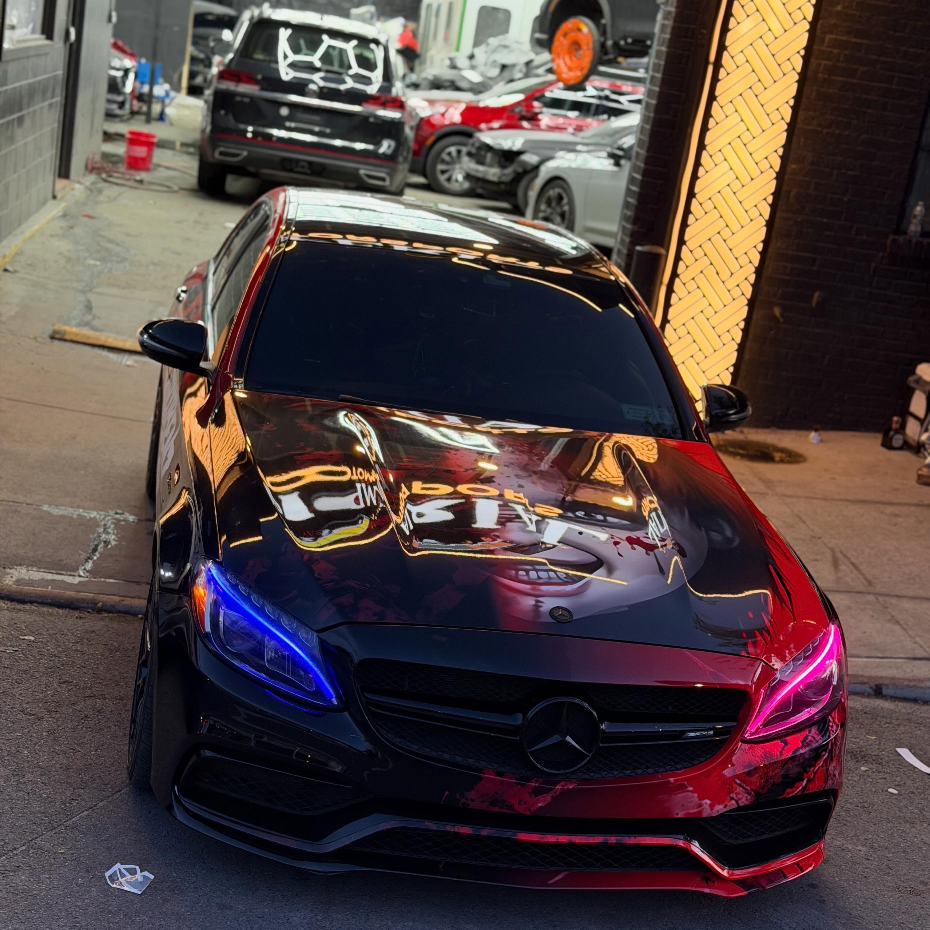ALUKOVINYL Child's Play Itasha Anime Custom Design Car Wrap