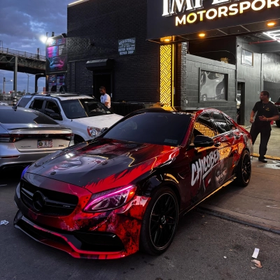 ALUKOVINYL Child's Play Itasha Anime Custom Design Car Wrap 02
