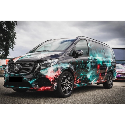 ALUKOVINYL Death Sentence Itasha Custom Van Design Car Wrap 02