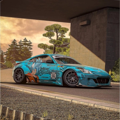 ALUKOVINYL Dragon Ball GoKu Animekia Custom Design Car Wrap 02
