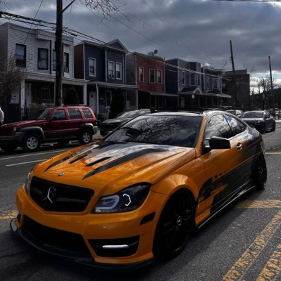 ALUKOVINYL Mercedes Star Custom Automotive Wraps  01