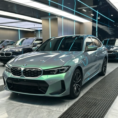 TPU Gloss Metallic Chameleon Green Grey Colored PPF Paint Protection Film 02