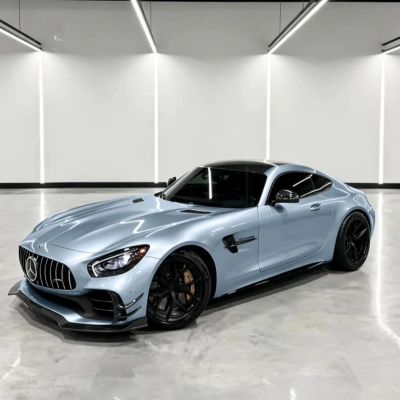 TPU Gloss Liquid Metallic Monet Blue Color PPF Paint Protection Film  02