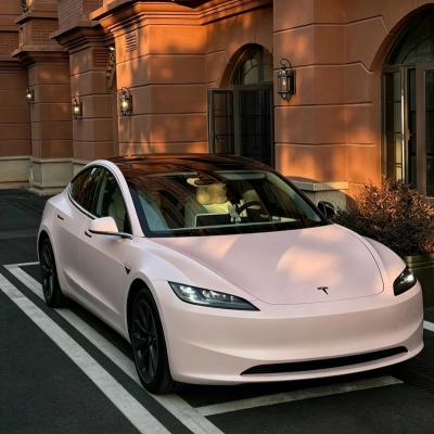 TPU Satin Fresh Pink Color PPF Paint Protection Film 02