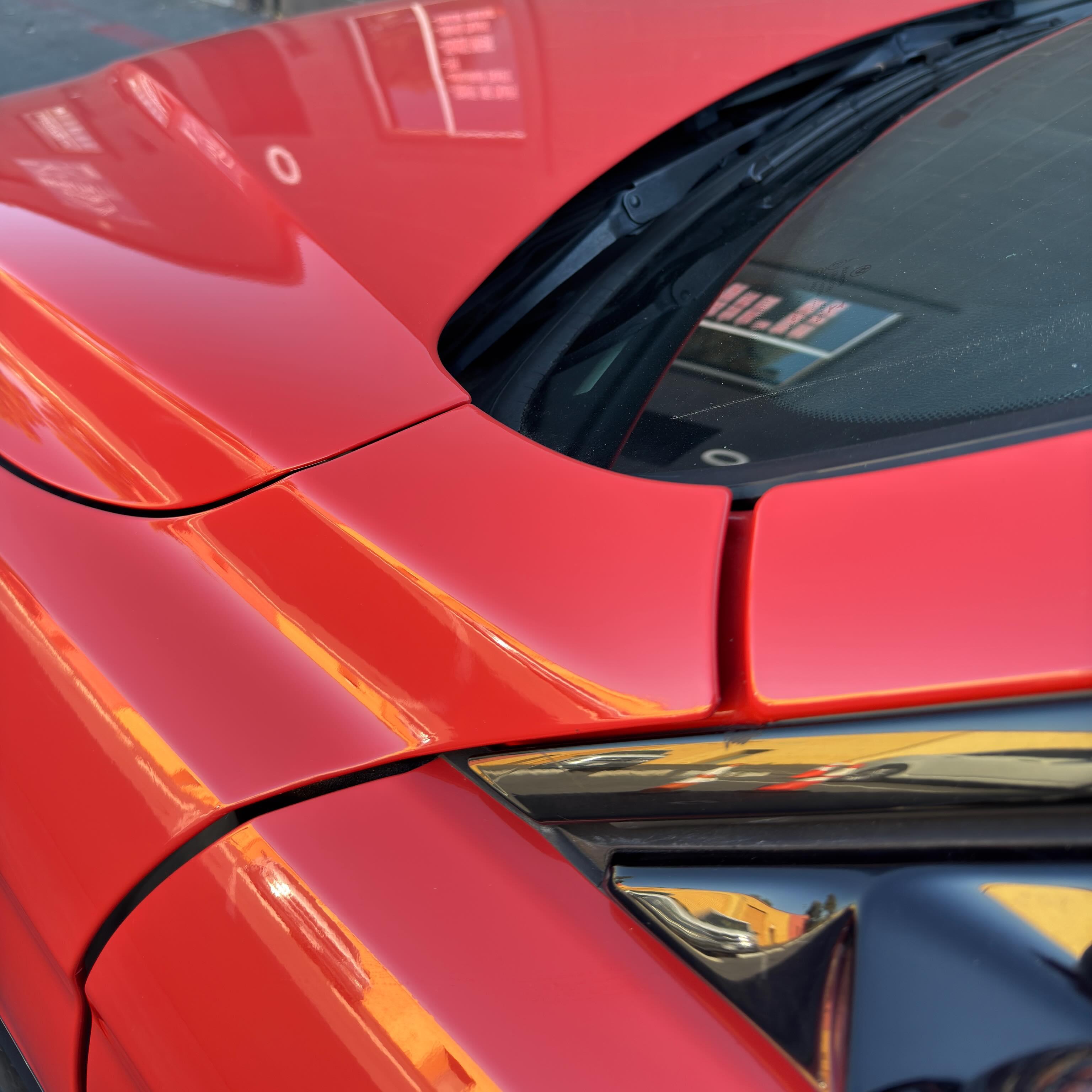 Gloss Porsche Orange Car Vinyl Wrap PET
